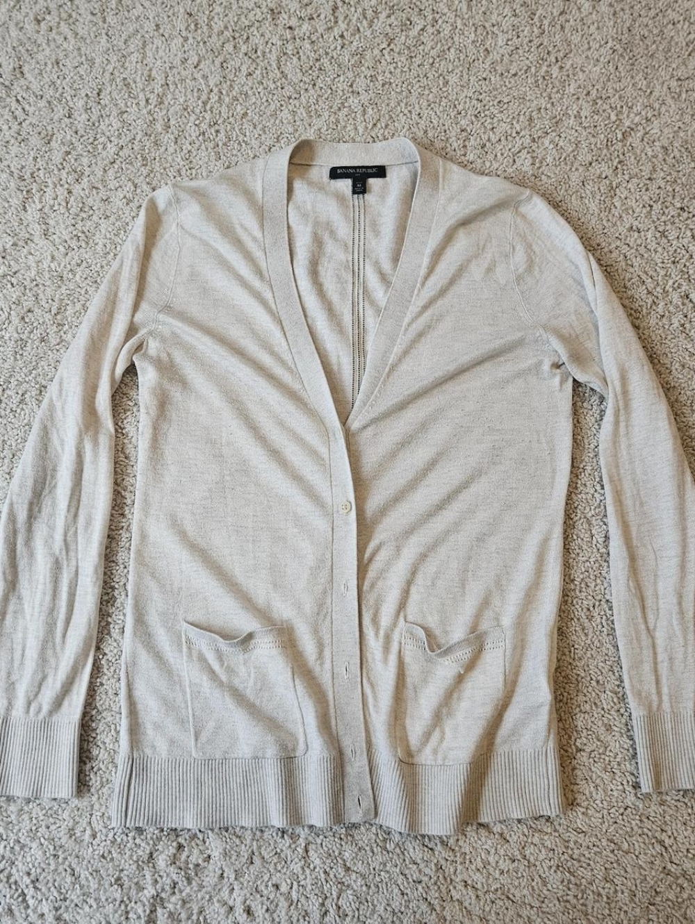 Banana Republic Light Beige Women's Cardigan